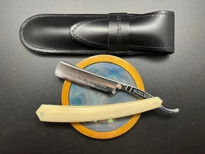 Excellent 11/16 Blond Horn Scales Thiers Issard Art Of Shaving Razor Shave Ready - Picture 1 of 11