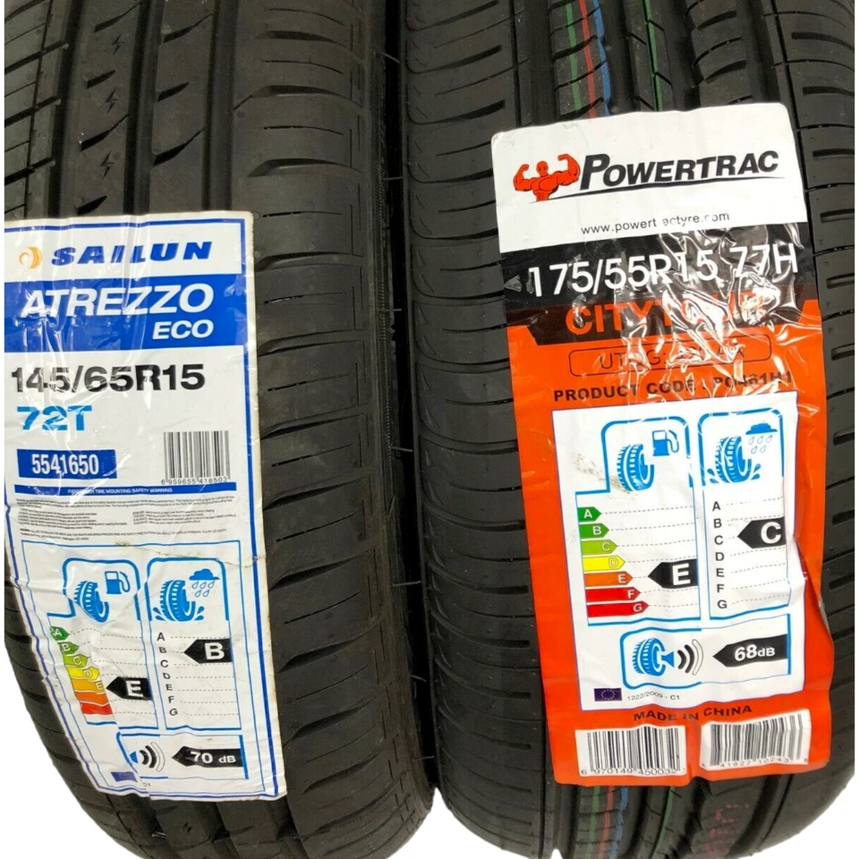 Sommerreifen Reifensatz Peugeot iOn 145 65 + 175 55 R15 - Bild 1 von 1