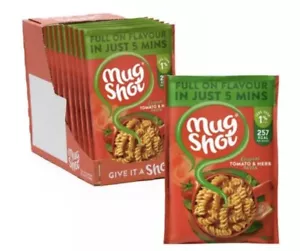Mug Shot Original Tomato & Herb Pasta 10x 64g (Pack Of 10) - Picture 1 of 9