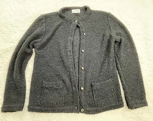 Alfred Dunner Strickjacke Pullover Damen M schwarz Knopfleiste Langarm Acryl - Bild 1 von 12