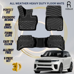 Floor Mats Liners For Range Rover Sport 2023-2025 All Weather Heavy Duty Rugs - Picture 1 of 9