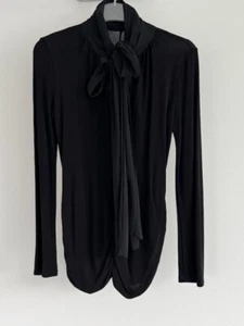 Patrizia Pepe Bluse, Oberteil, Shirt Schwarz , Gr. 2 - Bild 1 von 6