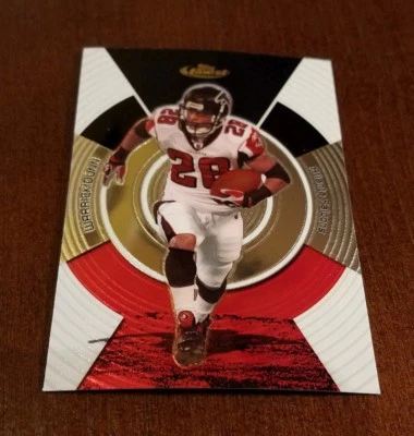 2005 Topps Finest Football #49 Warrick Dunn Atlanta Falcons Card - Image 1 of 2