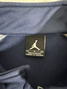 Felpa Nike Air Jordan uomo taglia M blu full zip manca zip pull - Foto 1 di 8