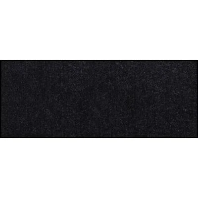 Salonloewe Läufer waschbar Schwarz 75x190 cm Wohnmatte SLU6030-075x190 - Bild 1 von 4