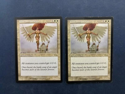 MTG 2X URZA'S SAGA GLORIOUS ANTHEM ENCHANTMENT ENGLISH MAGIC THE GATHERING RARE - Image 1 of 4