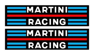 Sticker plastifié MARTINI RACING Porsche Lancia Alfa Roméo - 16cm x 4cm - Imagen 1 de 1