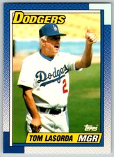 1990 Topps Tiffany Tom Lasorda Los Angeles Dodgers #669 NM-MT or Better