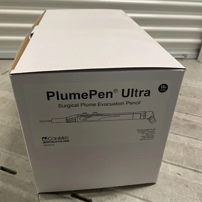 CONMED Conned PLPRO4020 Buffalo PlumePen Pro Surgical Plume Evacuation Pencil, 20/CS.