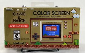 Nintendo Game & Watch: Super Mario Bros. Handheld Console New Sealed 2020