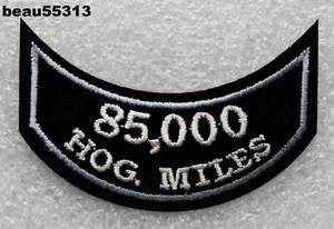 ⭐HARLEY DAVIDSON OWNERS GROUP HOG 85,000 MILEAGE MILES VEST JACKET PATCH - Picture 1 of 1