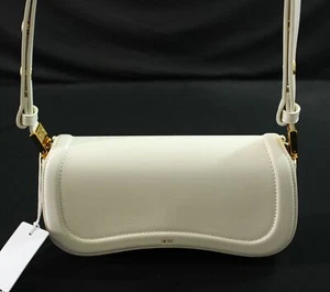 JW Pei Women's Classic Vegan Leather Joy Shoulder Bag NC3 White One Size - Picture 1 of 12