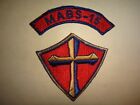 2 Vietnam War USMC Arc and Patch: Marine Air Base Squadron MABS-15