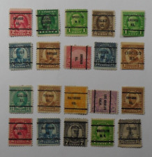 STAMPMART : USA PRE-CANCEL EARLY 20 USED STAMPS SMALL COLLECTION LOT - ( 68 )