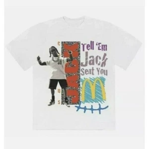 McDonalds x Travis Scott 2XL Cactus Jack Smile T-Shirt - Picture 1 of 7