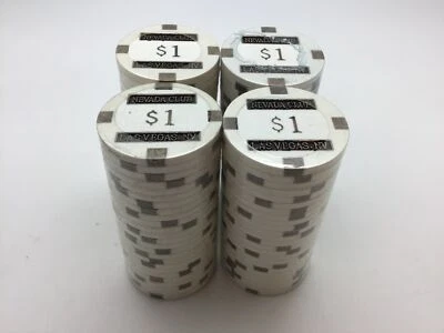 (100) Fichas de póquer Nevada Club de latón de $1 15 gr Foto 1 de 3
