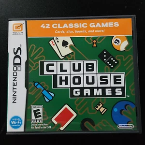 Club House Games Nintendo DS, CIB, Multiplayer, Over 40 Games, Manual Included - Picture 1 of 15