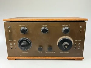 1920er Jahre Röhren Empfänger Philips Bauteile 3 Röhren Röhrenradio Sammler - Bild 1 von 10