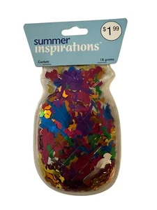 Vintage Tropical Bird Confetti For Hawaiian Party By Summer Inspirations New - Picture 1 of 2