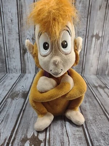 Disney Aladdin Abu Chatter ack Monkey Plush Talks and Bounces Tested Works Great - Picture 1 of 6
