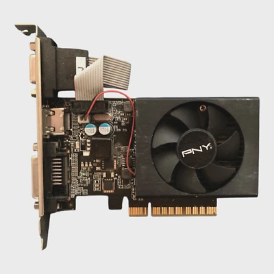 PNY NVIDIA GeForce GT730 2GB DDR3 DVI HDMI DisplayPort PCI-E Video Card - Image 1 of 3