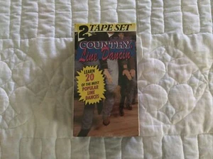 LEARN COUNTRY LINE DANCIN' 2 TAPE VHS NEW SEALED SET - Picture 1 of 5