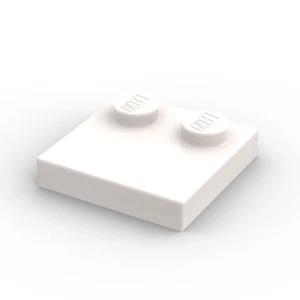 Lego 10x Fliese 2 Noppen 2x2 tile with studs 33909 weiß white - Picture 1 of 1