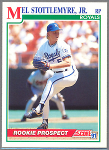 1991 SCORE MLB MEL STOTTLEMYRE, JR. #361 Kansas City Royals