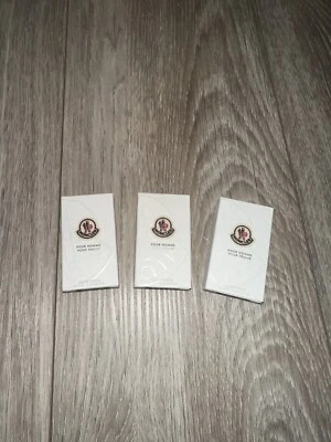 LOTE DE MUESTRAS MONCLER POUR HOMME, POUR FEMME EDP, JUEGO DE 2 PIEZAS, 6 BOTELLAS Foto 1 de 4
