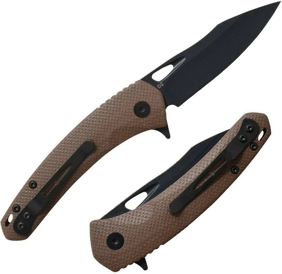 Camillus 19808 Blaze Folder 6.75 inch Folding Knife Brown