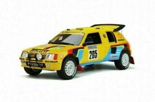 OttOmobile Peugeot 205 Grand Raid 1987 - Ari Vatanen Echelle 1:18 Voiture Miniature - Jaune (OT354)
