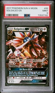 Pokemon Sun & Moon Solgaleo GX #89 PSA 9 - Picture 1 of 2