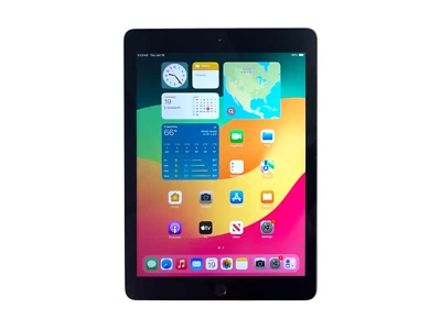 Apple iPad (6th Gen) A1893 32/128GB Wi-Fi 9.7 in - Space Gray +Chrgr (Scratched) - Image 1 of 4