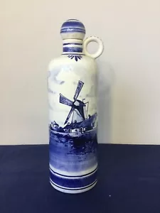 DELFT BLAUER DECKELKRUG DEKANTER HANDGEMAAKT AG - Bild 1 von 6