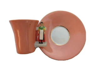 Robj Paris Porcelain Mug Sculpture Women Traditional Costume Auvergne - Picture 1 of 8
