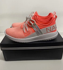 NAUTICA Women Sneaker Lace-Up Jogger Size 7.5 Yurem/ Coral - Picture 1 of 11
