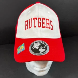 Rutgers University Scarlet Knights TOW Fitted Regular Fit Embroidered Hat NWOT - Picture 1 of 8