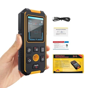 Détecteur de Métaux Scanner Mural Wall pour AC Live Cable Métal Bois Stud Finder - Picture 1 of 10