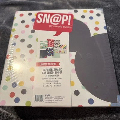 Simple Stories Sn@p! Binder 6 «X8»-Say Cheese Magic - Изображение 1 из 4