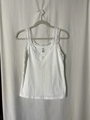 Camiseta sin mangas Joe Boxer XL blanca para mujer Foto 1 de 3