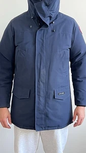 Parka Langford Canada Goose Herren Gr. XL dunkelblau, getragen,Gebrauchsspuren - Bild 1 von 24