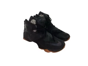 Nike LeBron 13 Black Lion 807219-001 para hombre talla 10 muy limpias usadas - Imagen 1 de 5