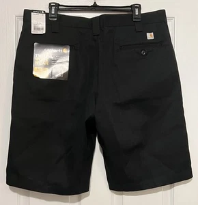 Carhartt B360 Herren Twill Arbeitsshorts schwarz Relaxed Fit 10,5” Gr. 38 NEU - Bild 1 von 7