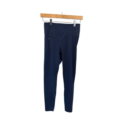Leggings esportivas femininas Under Armour azul marinho média ajustada cintura alta - Imagem 1 de 4