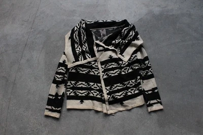 Poncho Azteca Mujer Colección Luna Grande Negro Western Boho Acogedor Cómodo Foto 1 de 4