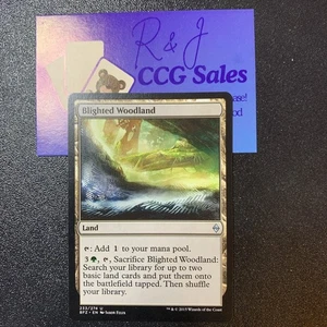 MTG - Blighted Woodland - Battle for Zandikar - Near Mint - Picture 1 of 2