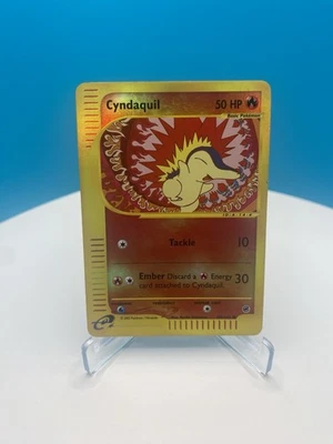 Cyndaquil 105/165 Expedition Base Set Reverse Holo Pokémon TCG - NEAR MINT - Image 1 of 4