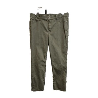 St. John's Bay 女式 - 14S 码 - 橄榄绿色直筒裤 — 第 1/4 张图片