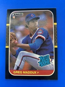1987 Donruss - Rated Rookie Greg Maddux #36 (RC) - Picture 1 of 4