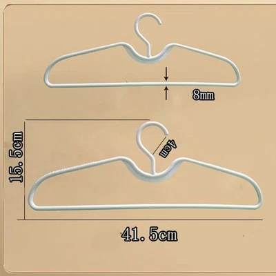 Useful Short Neck Hangers Coat Hanger White Clothes Hanger Short Neck Space - Bild 1 von 4